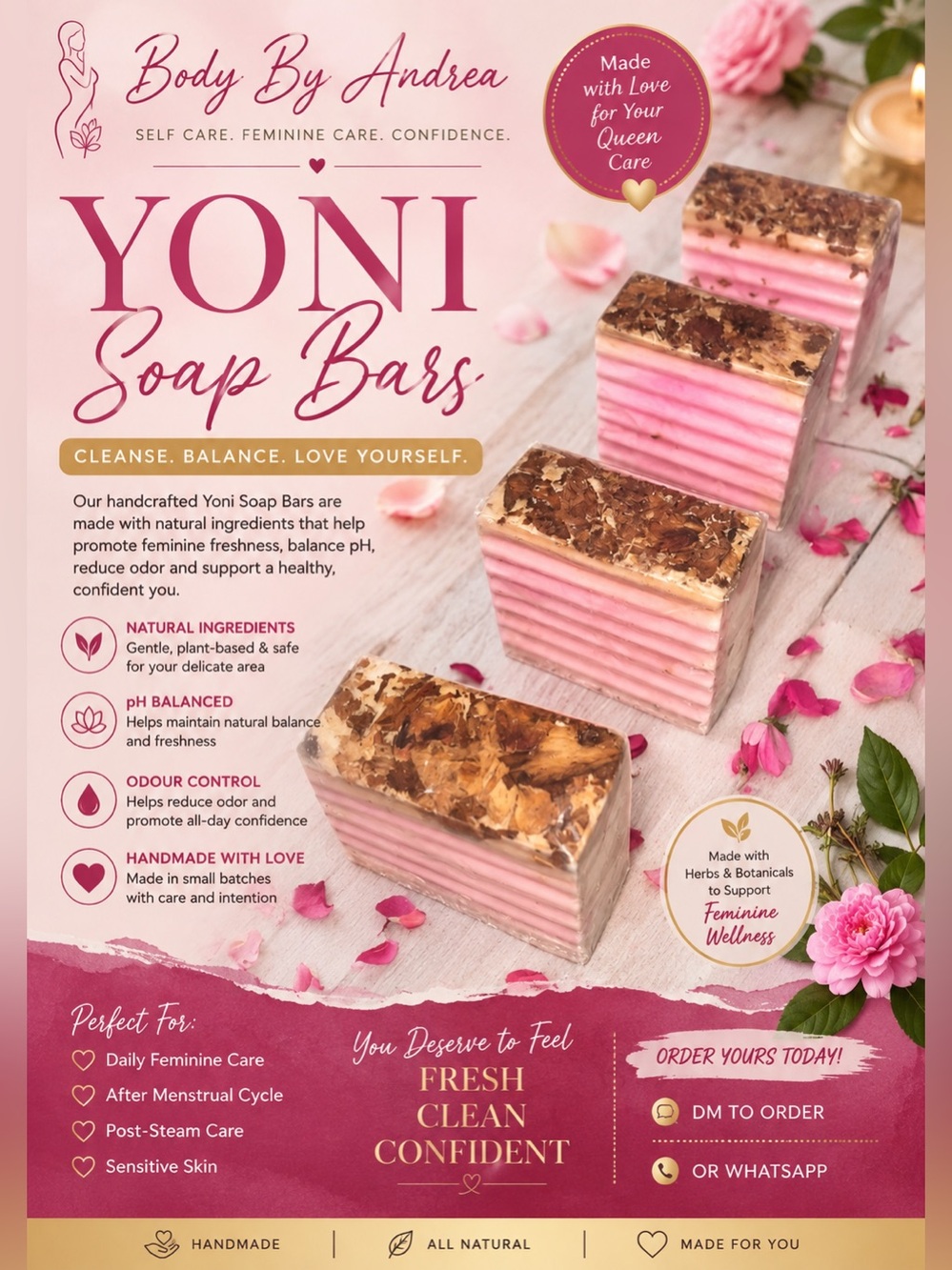 Feminine Soap Bar